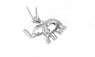 Crystal Elephant Necklace for Women
