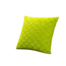 Home Decor Square Velvet Solid Cushion Green Pillow Case Cover