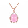Women's Long Crystal Chokers Silver Pendant Necklace Jewelry
