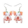 New Stylish Cartoon Funny Pig Piggy Drop Earrings