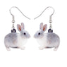 New Easter Hare Cartoon Rabbit Bunny Dangle Drop Earrings
