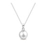 Silver Necklace Cute Pearl Pendant Necklace For Women