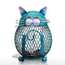 Blue Cat Shaped Piggy Bank For Kids