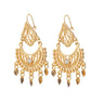 New Ethnic Indian Classic Dangle Gold Color Tassels Drop Earrings