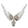 New Stylish Angel Wings Skull Choker Gothic Jewelry Set