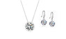 Women's Flash Star Round Design Jewelry Sets