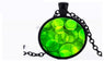 Charms Mandala Art Glass Cabochon Yoga Lucky Amulet Necklace