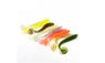 Mixed Colors 7cm Artificial Maggot Worm Fishing Lure Soft Bait10Pcs