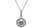 Gold Plating with Luxurious Round Crystal Woman Necklace