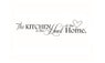 New Kitchen is Heart of the Home Letter Pattern Home Decor Wall Sticker
