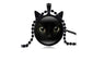 Unique Vintage Glass Alloy Chain Black Cat Picture Necklace Pendant