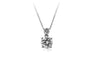 Fashion AAA Zircon Crystal Dangle Pendant Necklace