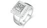 Square Shape CZ Crystal Ring For Women (7,8,9)
