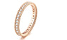 Rose Gold Color Simple Classic Wedding Ring