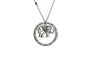 Letter Love Dream Hope Trust Elephant Charm Pendant Necklace