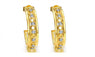 Sterling Gold Hoop Earrings For Women