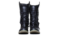 Fashion Motorcycle Ankle Boots For Women - sparklingselections