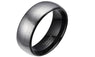 Black Band Male Engagement Rings