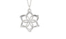 Fashion Flower Silver Color Pendant For Women
