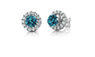 Natural Blue Topaz Women's Earrings