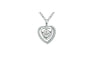 Love Heart Dancing Pendant Necklace for Women