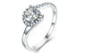 White Gold Color Vintage Rings for women