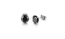 Silver Plated Zircon Stud Earrings