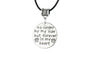 Hand Stamped Dog Footprint Feet Pendant Necklace