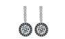 Silver Engagement Hoop Earrings for Women