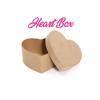 DIY Valentine Boxes Heart-Shaped Box - for Crafts (Pack of 1) - sparklingselections
