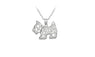 Scottie Dog Puppy Pendant Necklace