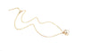 Single Simulated Pearl Necklace for Women