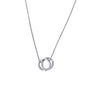 Attractive Fashion Jewelry Silver Ring Pendant Chain Girl For Party