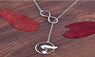 Antique Silver Color Round Bird Pendant Necklace