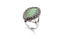 Vintage pattern White Gold Color Fashion Rings