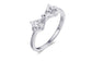 Tied Bow Shape Fashion Cubic Zirconia Ring (6,7,8)