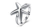 Five Star Angle Shape Silver Plated Ring (8)