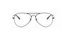 Titanium Eyeglasses Gold Shield Frame With Glasses