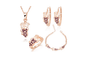 Fashionable Rhinestone Bunch Designer Jewellery Set For Women