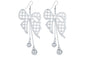 Bow Knot Shape Dangle Long Earrings For Women