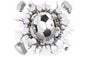 PVC Removable Football 3D Wall Decal