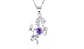 Silver Plated Fashion Nice Horse Pendant Necklace