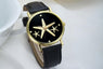 Five-Pointed Star Style PU Leather Band Analog Quartz Wrist Watch