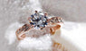 Shiny Silver Gold Color Engagement Ring for Women (6,7,8)