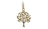 Fashion Gold Plated Rich Tree Plant Pendant Necklace