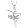 New Fairy Angel Girl Dancer Dance Pendant Necklace Jewelry
