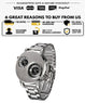 New Best Watches For Men Dual Time Zone Silver Steel Watch For Men Business Watches