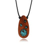 New Handmade Natural Stone Resin Wood Pendant Necklaces