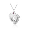 New Baby Feet 925 Sterling Silver Name Pendant Necklace Gift