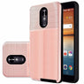 LG Stylo 4Q Metallic Design Armor Hybrid Phone Case